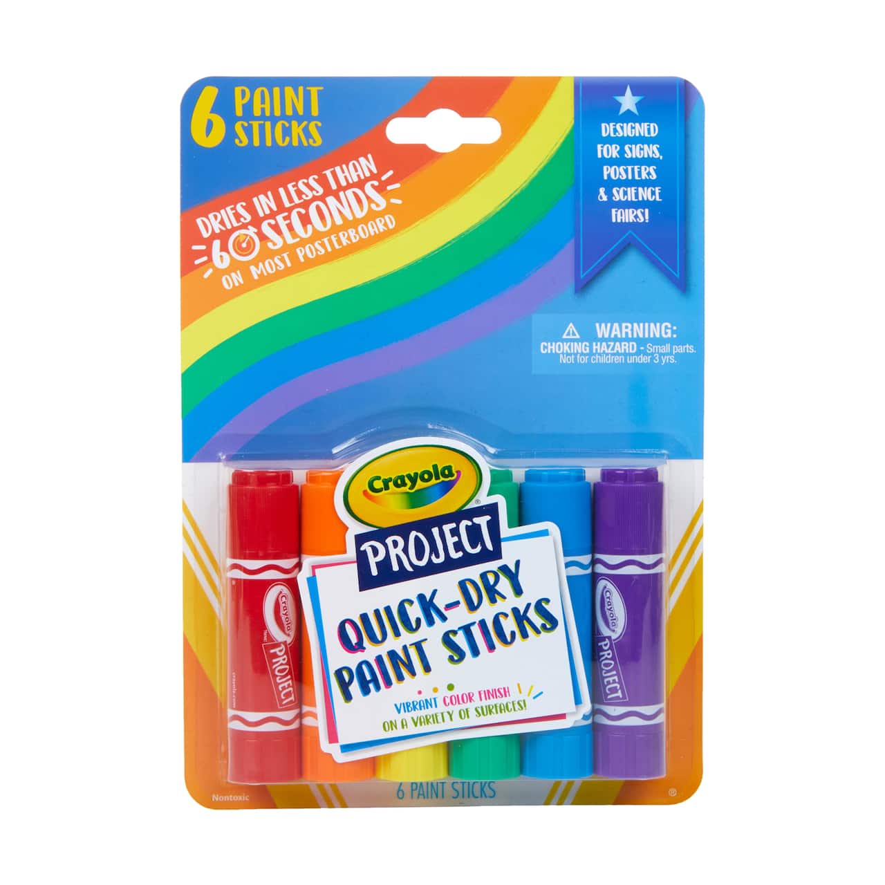 Crayola&#xAE; Project&#x2122; Quick-Dry Paint Sticks
